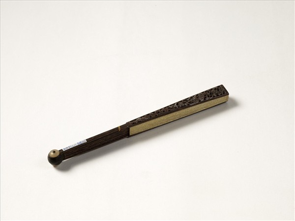 清人花卉　成扇