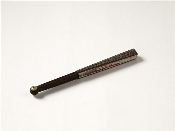 清人花卉　成扇