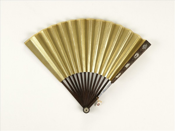 清人花卉　成扇