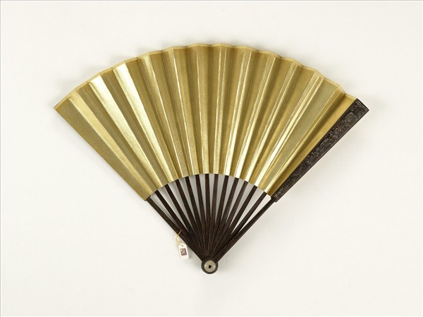 清人花卉　成扇