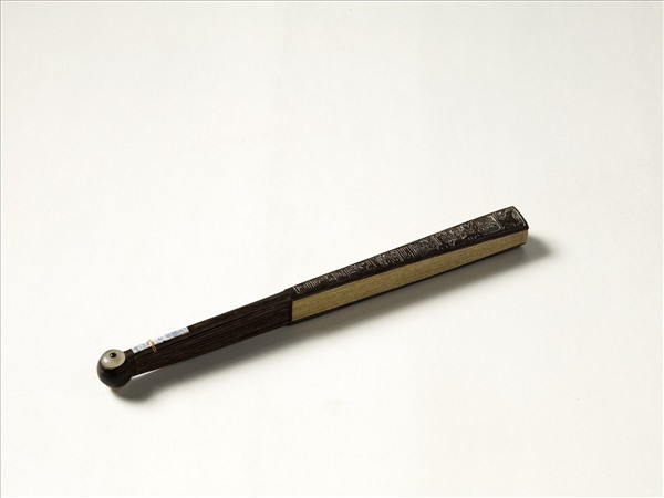 清人花卉　成扇