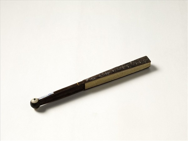 清人花卉　成扇