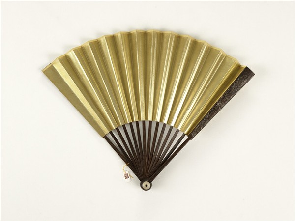 清人花卉　成扇