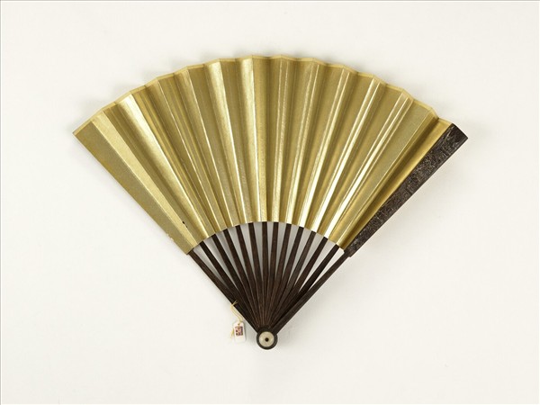 清人花卉　成扇