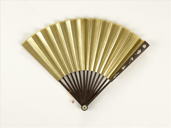 清人花卉　成扇