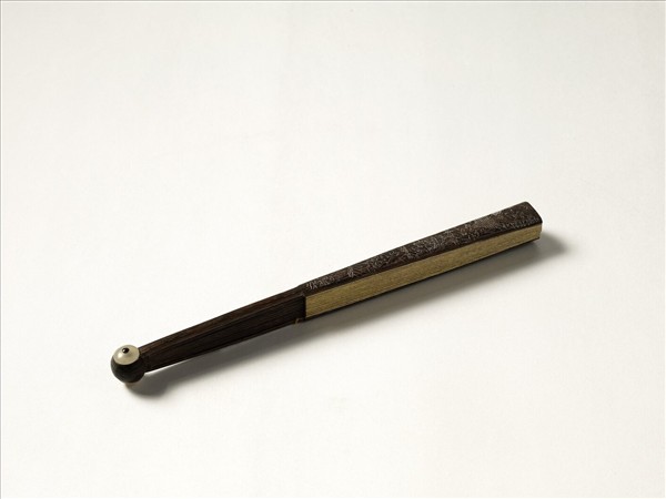 清人花卉　成扇