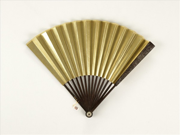 清人花卉　成扇