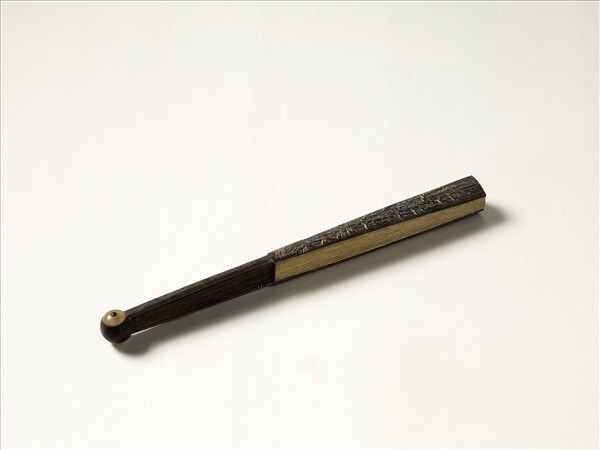 清人花卉　成扇