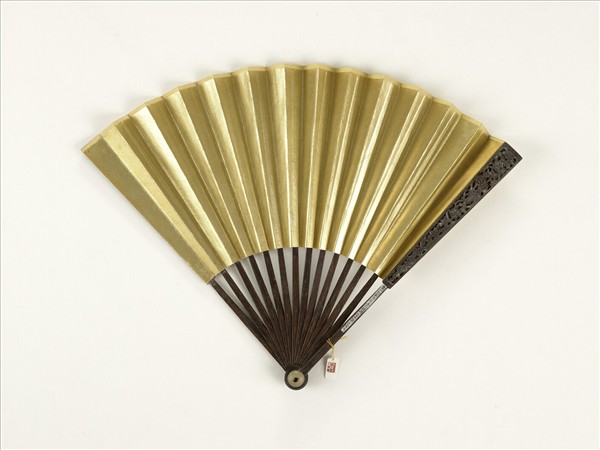 清人花卉　成扇