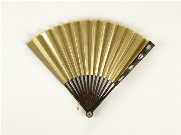 清人花卉　成扇