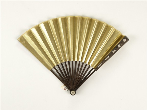 清人花卉　成扇