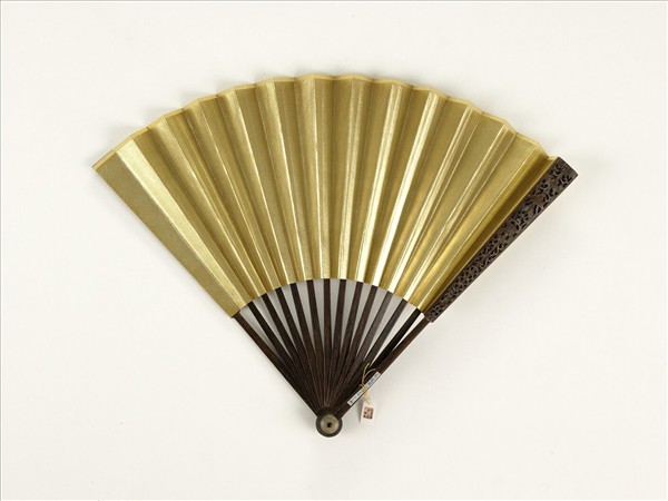 清人花卉　成扇