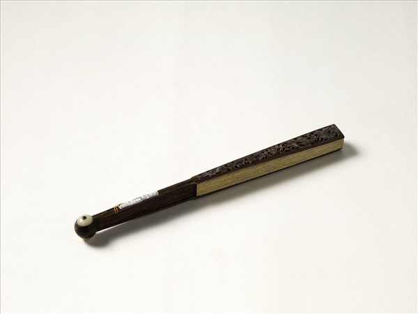 清人花卉　成扇