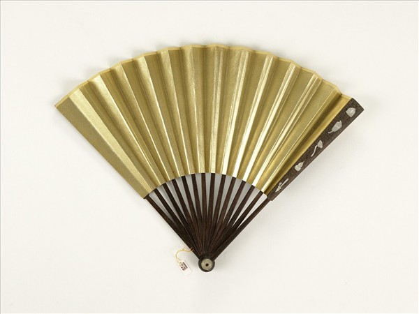 清人花卉　成扇