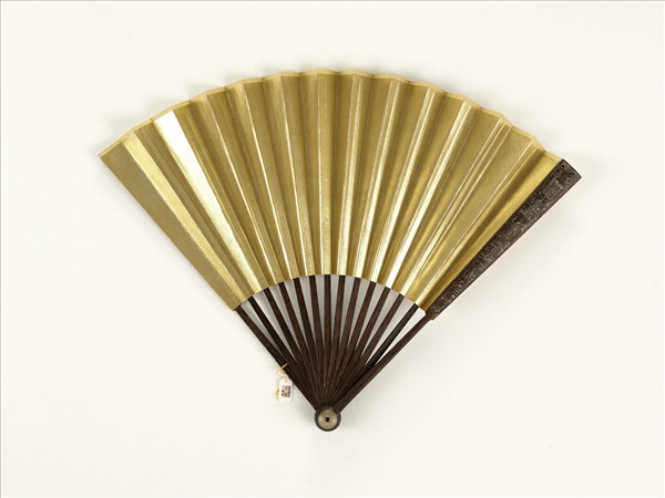 清人花卉　成扇