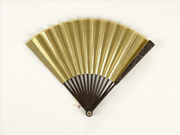 清人花卉　成扇