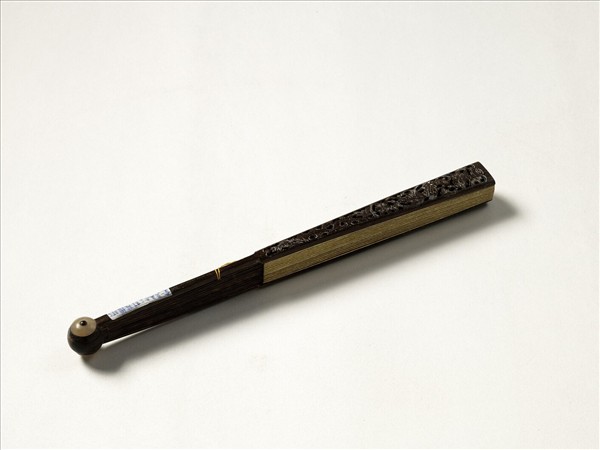 清人花卉　成扇