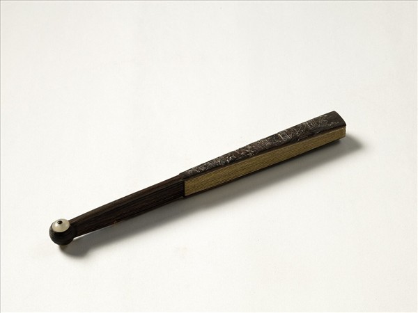 清人花卉　成扇