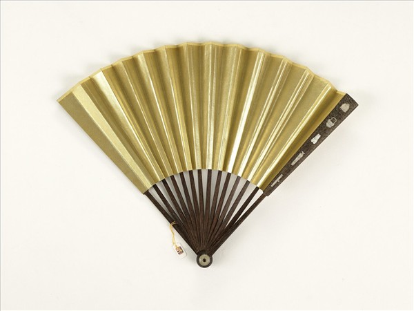 清人花卉　成扇