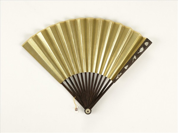 清人花卉　成扇