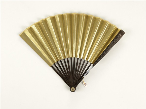 清人花卉　成扇