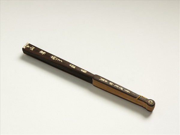 清人山水　成扇