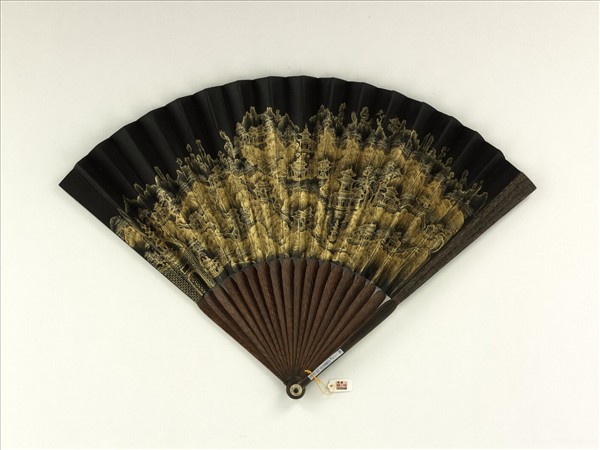 清人山水　成扇