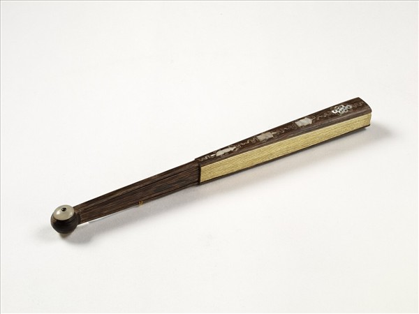 清人花卉　成扇