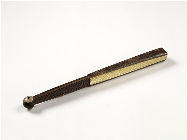 清人花卉　成扇