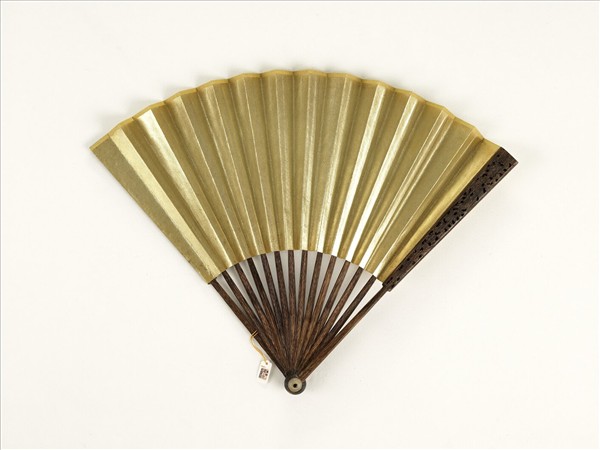 清人花卉　成扇