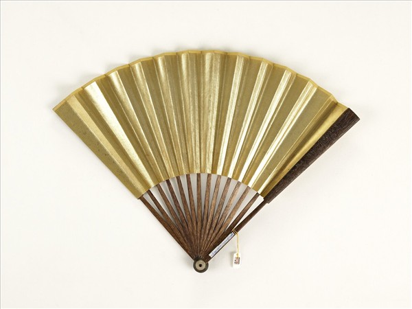 清人花卉　成扇