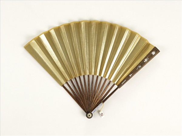 清人花卉　成扇