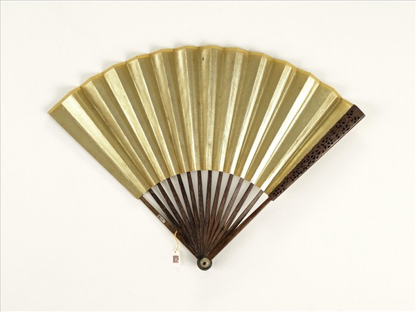 清人花卉　成扇