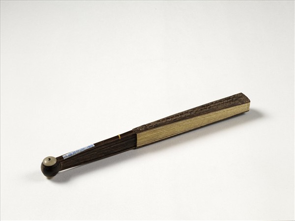 清人花卉　成扇