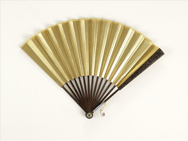 清人花卉　成扇