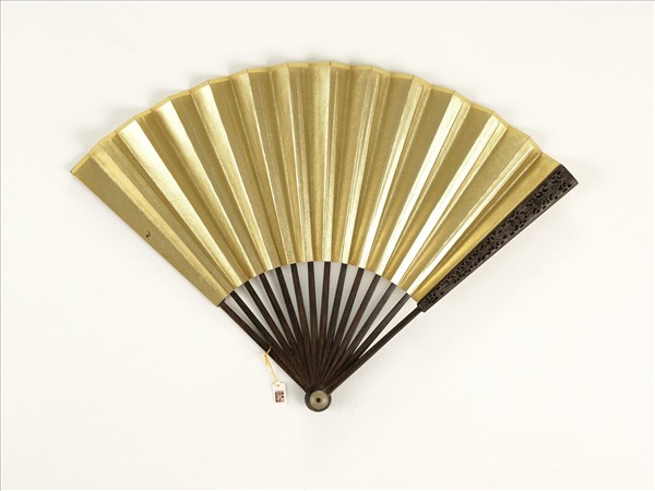 清人花卉　成扇