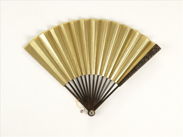 清人花卉　成扇