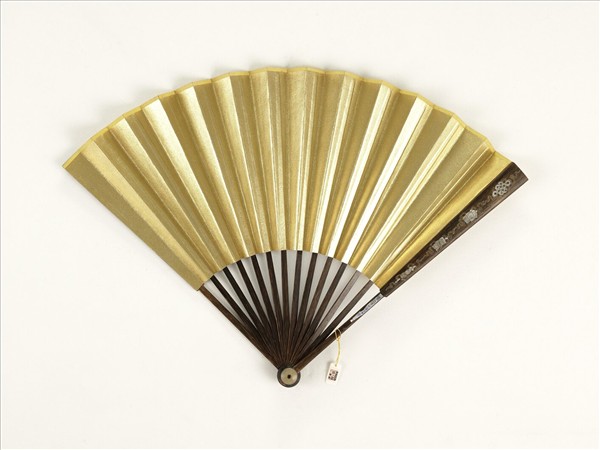 清人花卉　成扇