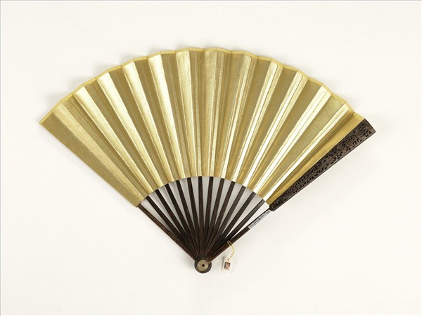 清人花卉　成扇