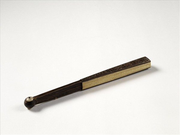 清人花卉　成扇