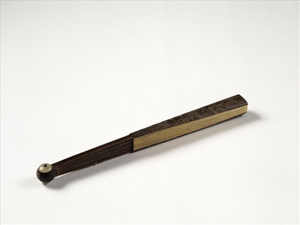 清人花卉　成扇