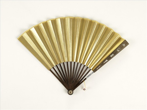 清人花卉　成扇