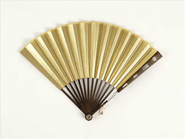 清人花卉　成扇