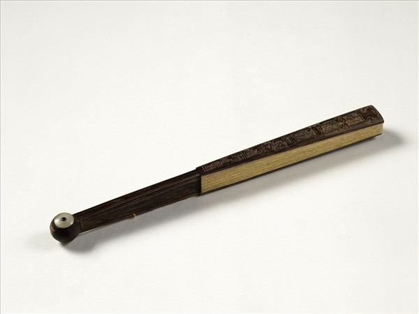 清人花卉　成扇