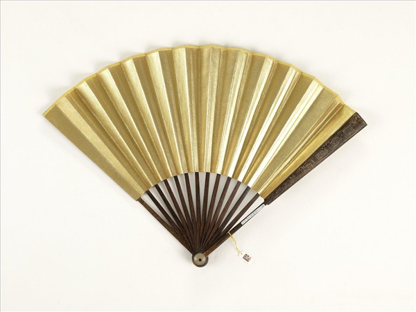 清人花卉　成扇