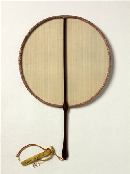 清人畫草蟲　成扇