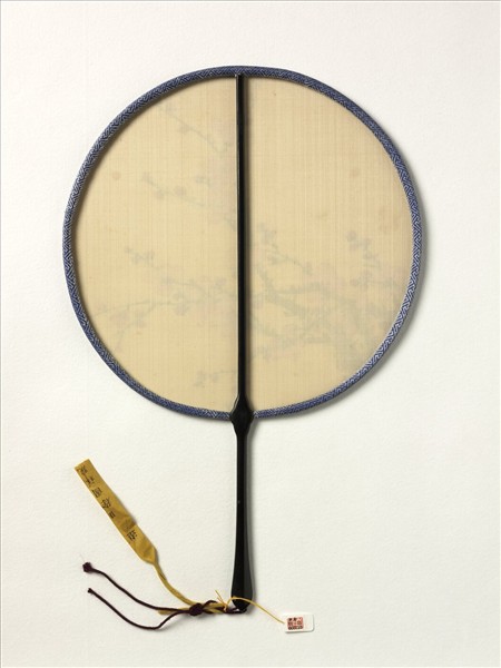 清人畫梅　成扇