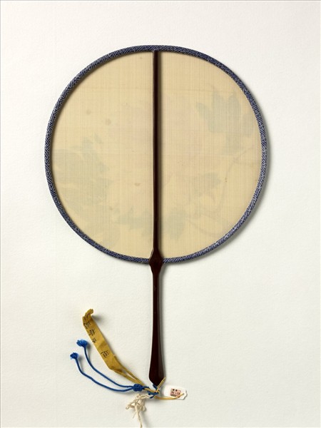 清人花卉　成扇