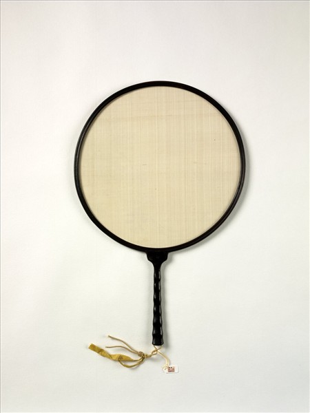 清人畫紫藤　成扇