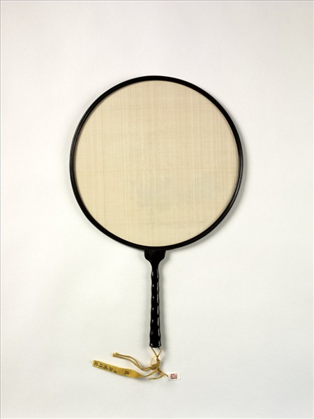 清人畫菊　成扇